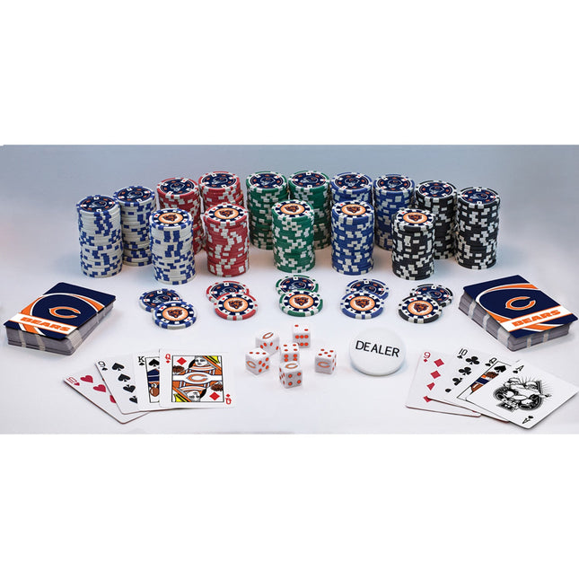Chicago Bears 300 Piece Poker Set by MasterPieces Puzzle Company INC