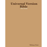 Universal Version Bible The Torah