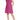 London Times V Neck Short Butterfly Sleeves Pull Over Short Jersey Dress by Curated Brands