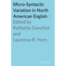 Micro-Syntactic Variation in North American English
