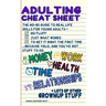 Adulting Cheat Sheet: The No-BS Guide to Real Life Skills For Young Adults- No Fluff, Just What Works, So You Can Get It Right the First Time, Because