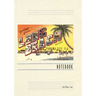 Vintage Lined Notebook Greetings from Long Beach, Florida