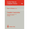 Compiler Construction: 5th International Conference, CC '94, Edinburgh, U.K., April 7 - 9, 1994. Proceedings