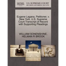Eugene Lagana, Petitioner, V. New York. U.S. Supreme Court Transcript of Record with Supporting Pleadings