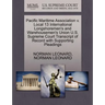 Pacific Maritime Association V. Local 13 International Longshoremen's and Warehousemen's Union U.S. Supreme Court Transcript of Record with Supporting