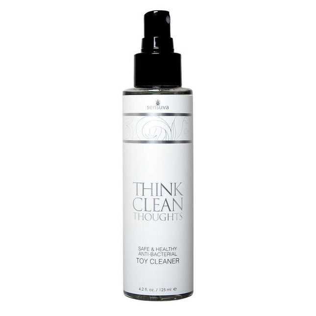 Sensuva Think Clean Thoughts Anti-Bacterial Toy Cleaner 4.2 oz. by Kink Store