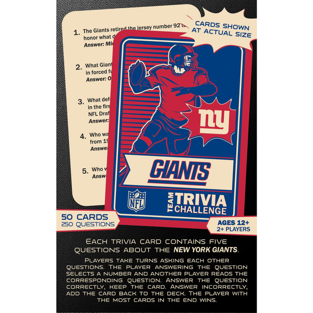 New York Giants Trivia Challenge by MasterPieces Puzzle Company INC