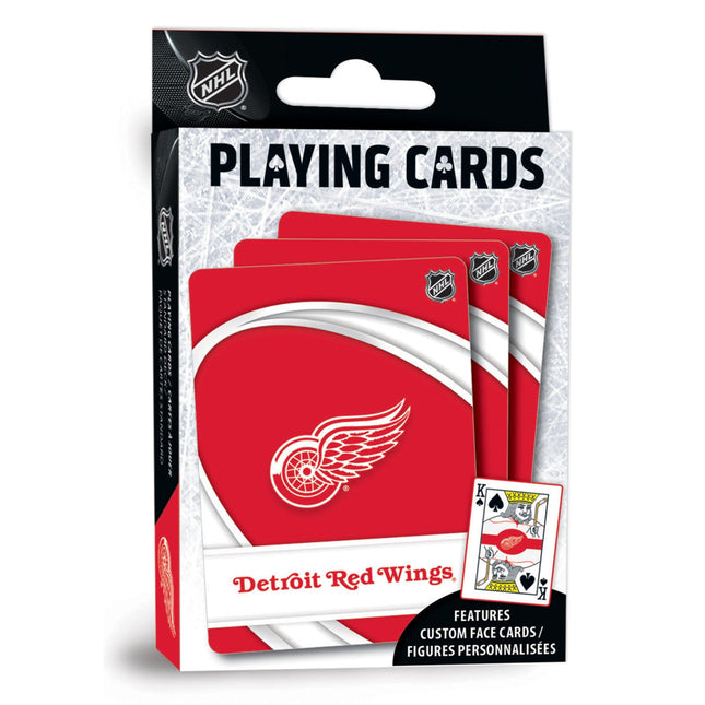 Detroit Red Wings Playing Cards - 54 Card Deck by MasterPieces Puzzle Company INC