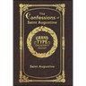 Large Print - The Confessions of Saint Augustine - Grand Type Collector's Edition - Matte Hardcover with Dust Jacket