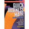 Quick Business Math: A Self-Teaching Guide