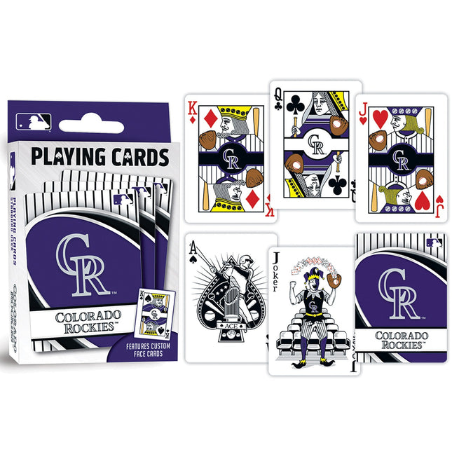 Colorado Rockies Playing Cards - 54 Card Deck by MasterPieces Puzzle Company INC