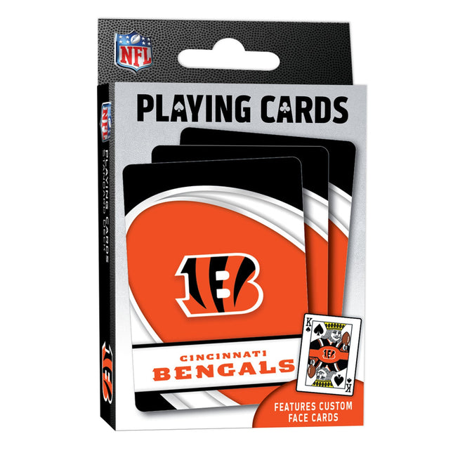 Cincinnati Bengals Playing Cards - 54 Card Deck by MasterPieces Puzzle Company INC
