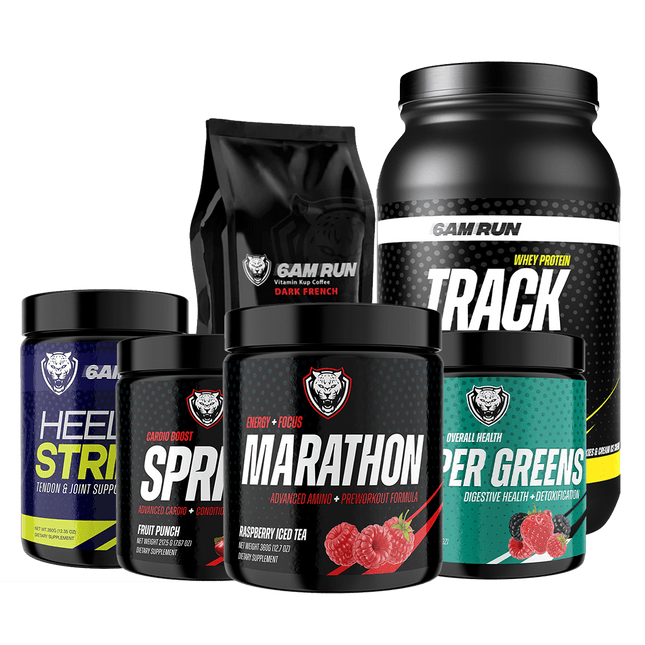 Ultra Marathon Pack  (Breakfast Blend Vitamin Coffee Included) by 6AM RUN