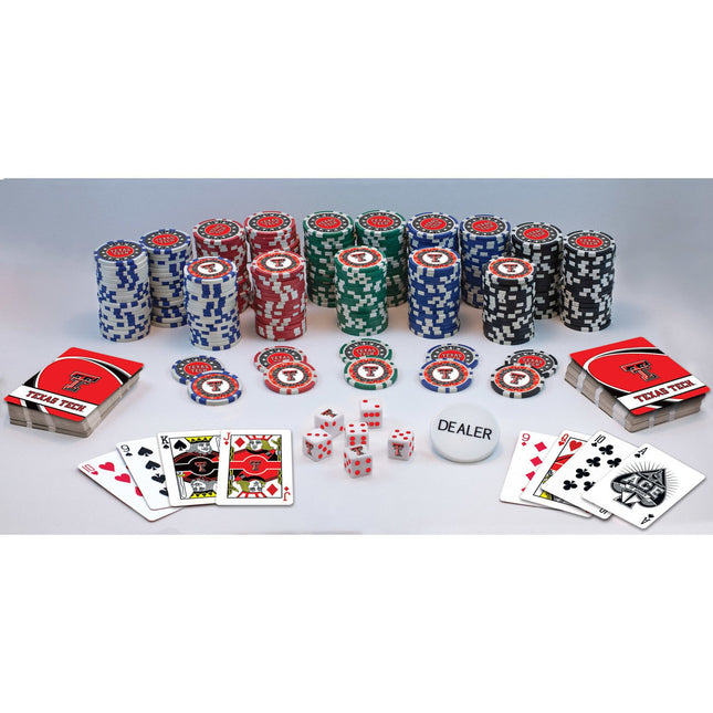 Texas Tech Red Raiders 300 Piece Poker Set by MasterPieces Puzzle Company INC
