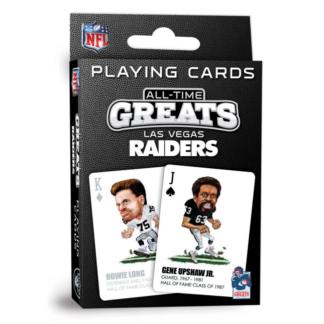 Las Vegas Raiders All-Time Greats Playing Cards - 54 Card Deck by MasterPieces Puzzle Company INC