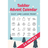 Toddler Advent Calendar: Countdown to Christmas Advent Calendar For Kids - Gift for Christmas - Activities for Children Preschoolers - Toddler