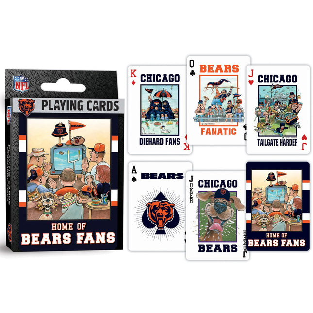 Chicago Bears Fan Deck Playing Cards - 54 Card Deck by MasterPieces Puzzle Company INC