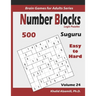 Suguru: Number Blocks Logic Puzzles: 500 Easy to Hard (10x10): : Keep Your Brain Young