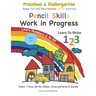 Preschool & Kindergarten Pencil Skills Work In Progress Learn to Write 123 - Learn Numbers 0 to 20: Count, Trace, Write, Colour, Draw patterns & Doodl