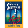 How To Write A Screenplay In 3 Days: The Marathon Method