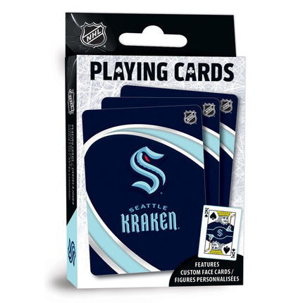 Seattle Kraken Playing Cards - 54 Card Deck by MasterPieces Puzzle Company INC