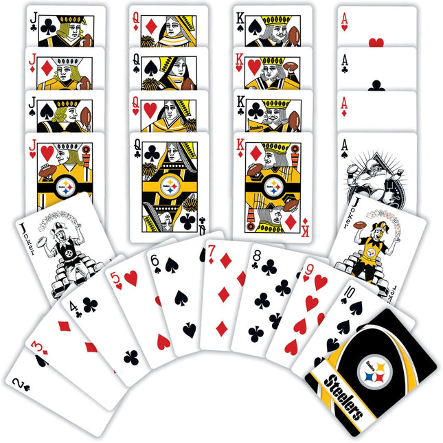 Pittsburgh Steelers Playing Cards - 54 Card Deck by MasterPieces Puzzle Company INC