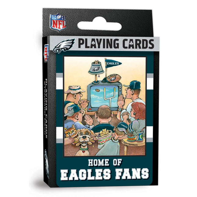 Philadelphia Eagles Fan Deck Playing Cards - 54 Card Deck by MasterPieces Puzzle Company INC