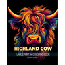 Scottish Highland Cow: A Large Print A4 Colouring Book