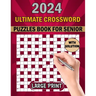 Ultimate Crossword Puzzles Book For Senior: Easy To Medium Crossword Puzzle Book For Adults 100 Puzzles With Solution.
