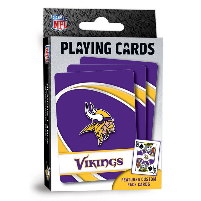 Minnesota Vikings Playing Cards - 54 Card Deck by MasterPieces Puzzle Company INC