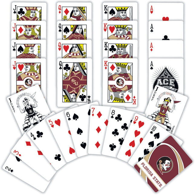 Florida State Seminoles Playing Cards - 54 Card Deck by MasterPieces Puzzle Company INC