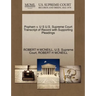 Popham V. U S U.S. Supreme Court Transcript of Record with Supporting Pleadings
