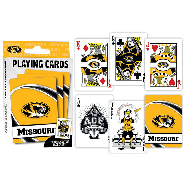 Missouri Tigers Playing Cards - 54 Card Deck by MasterPieces Puzzle Company INC