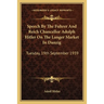 Speech by the Fuhrer and Reich Chancellor Adolph Hitler on the Langer Market in Danzig: Tuesday, 19th September 1939