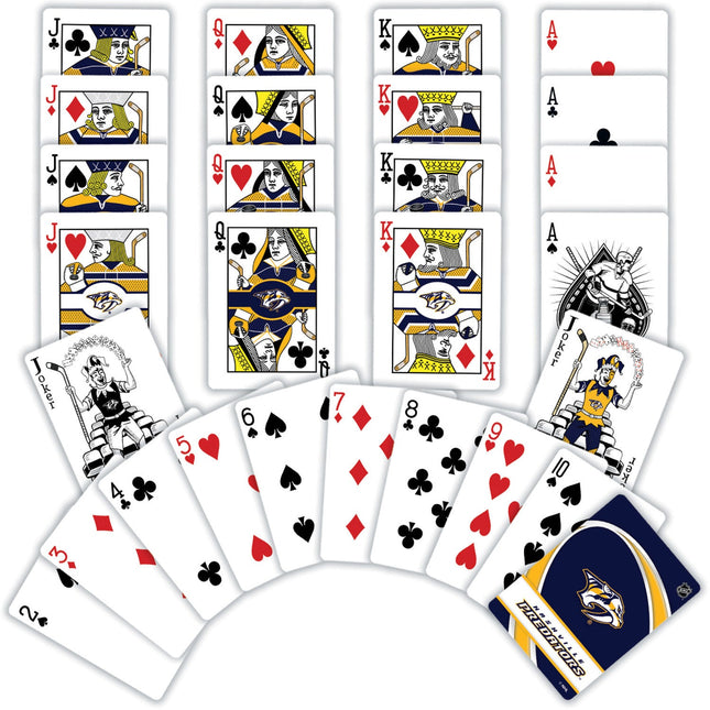 Nashville Predators Playing Cards - 54 Card Deck by MasterPieces Puzzle Company INC