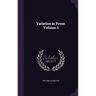 Varieties in Prose, Volume 3