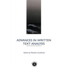 Advances in Written Text Analysis