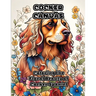 Cocker Canvas: Coloring the Floral Beauty of Cocker Spaniel