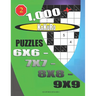 1000 + Kakuro puzzles 6x6 - 7x7 - 8x8 - 9x9