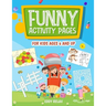 Funny activity pages for kids ages 6 and up: mazes, puzzle games, word search, coloring pages, dot-to-dot, find the differences, cut and glue, cross w