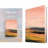 NLT Large Print Slimline Reference Bible (Hardcover, Pink Landscape, Red Letter)