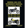 HONDA 1969-1978 WORKSHOP MANUAL 750cc SOHC 4 CYLINDER K0 K8 & F0 F3