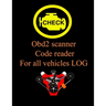 Obd2 scanner Code reader For all vehicles LOG: vehicles LOG code to help find problems, Automotive book for obd2 scanner Record all faults vehicle