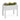 53L Raised Bed Grow Box Self-Watering Planter Box Stand with Water Level Monitor-White