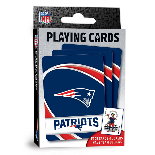New England Patriots Playing Cards - 54 Card Deck by MasterPieces Puzzle Company INC