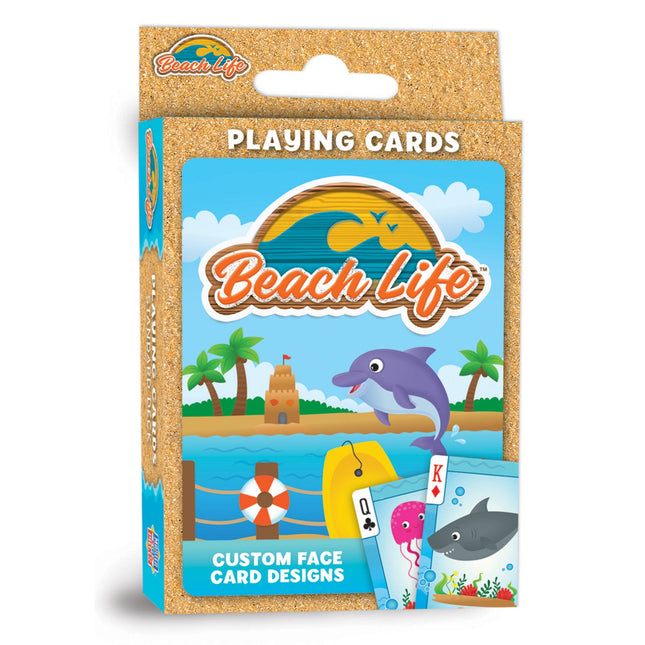Beach Life Playing Cards - 54 Card Deck by MasterPieces Puzzle Company INC