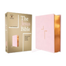 The Jesus Bible, ESV Edition, Leathersoft Over Board, Pink