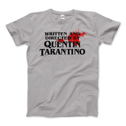 Written and Directed by Quentin Tarantino (Bloodstained) T-Shirt by Art-O-Rama Shop - Vysn
