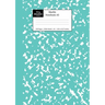 Marble Notebook A5: Turquoise Marble Wide Ruled Journal
