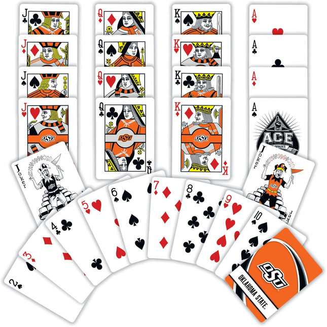 Oklahoma State Cowboys Playing Cards - 54 Card Deck by MasterPieces Puzzle Company INC